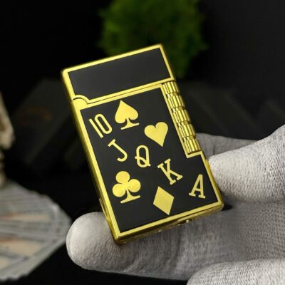 Luxury Playing Cards Torch Lighter (Golden Edition)
